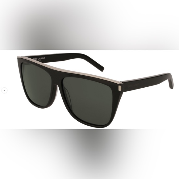 Saint Laurent SL1 Combo Sunglasses Black/Grey Lenses UNISEX